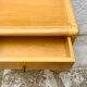 Table de chevet en bois et bambou années 70