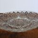 Vintage glass aperitif plate France
