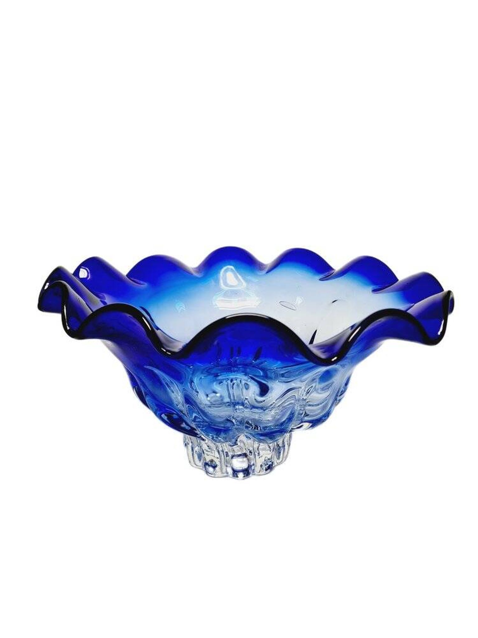 Fruit bowl attributed to J. Hospodek for Chribska Sklara, Czechoslovakia, 1960s