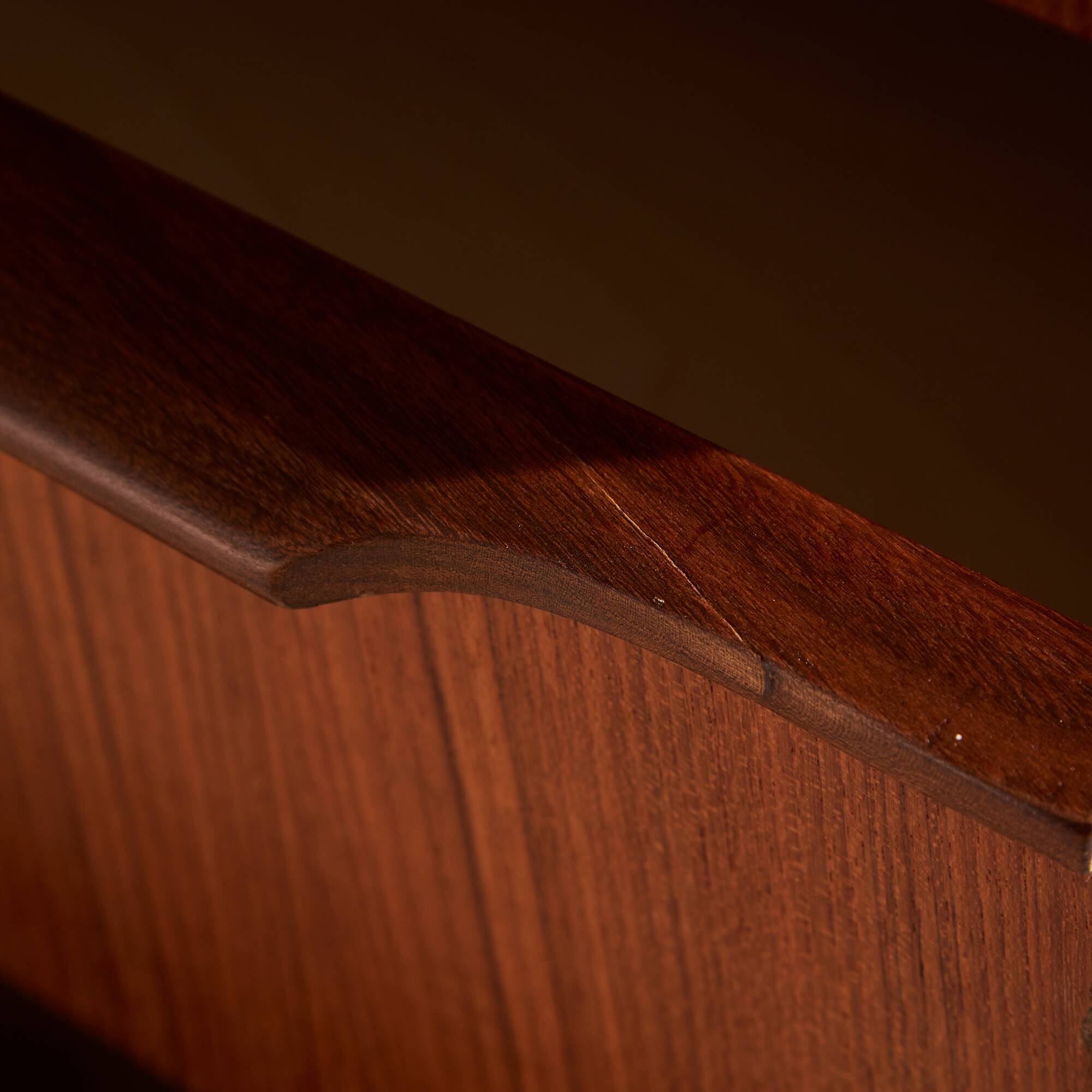 Restored teak dresser