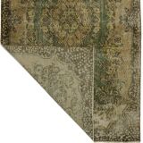 One-of-a-kind turkish handwoven vintage rug - rustic vintage charm 265x 161 cm