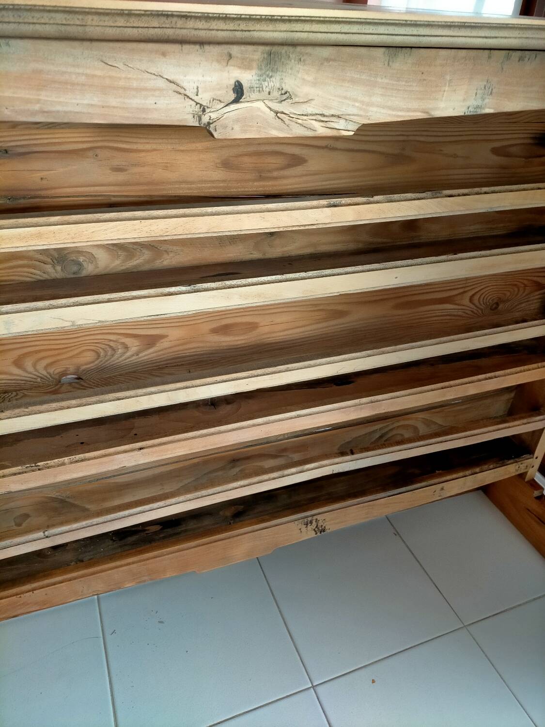 Antique walnut sideboard