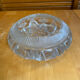 Vintage Cut Crystal Ashtray Saint Louis Style #E081