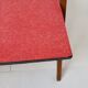Table basse formica pieds compas 1950 vintage