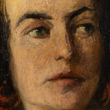 Sitta, oil on plate