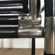 PAIR OF BAMBOO AND CHROME ARMCHAIRS, 1970's