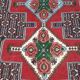 Hand knotted wool carpet 75x132cm