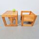 Fauteuils de table pour enfants en pin attribuées à Marcel Gascoin, France, années 1970, ensemble de 2.