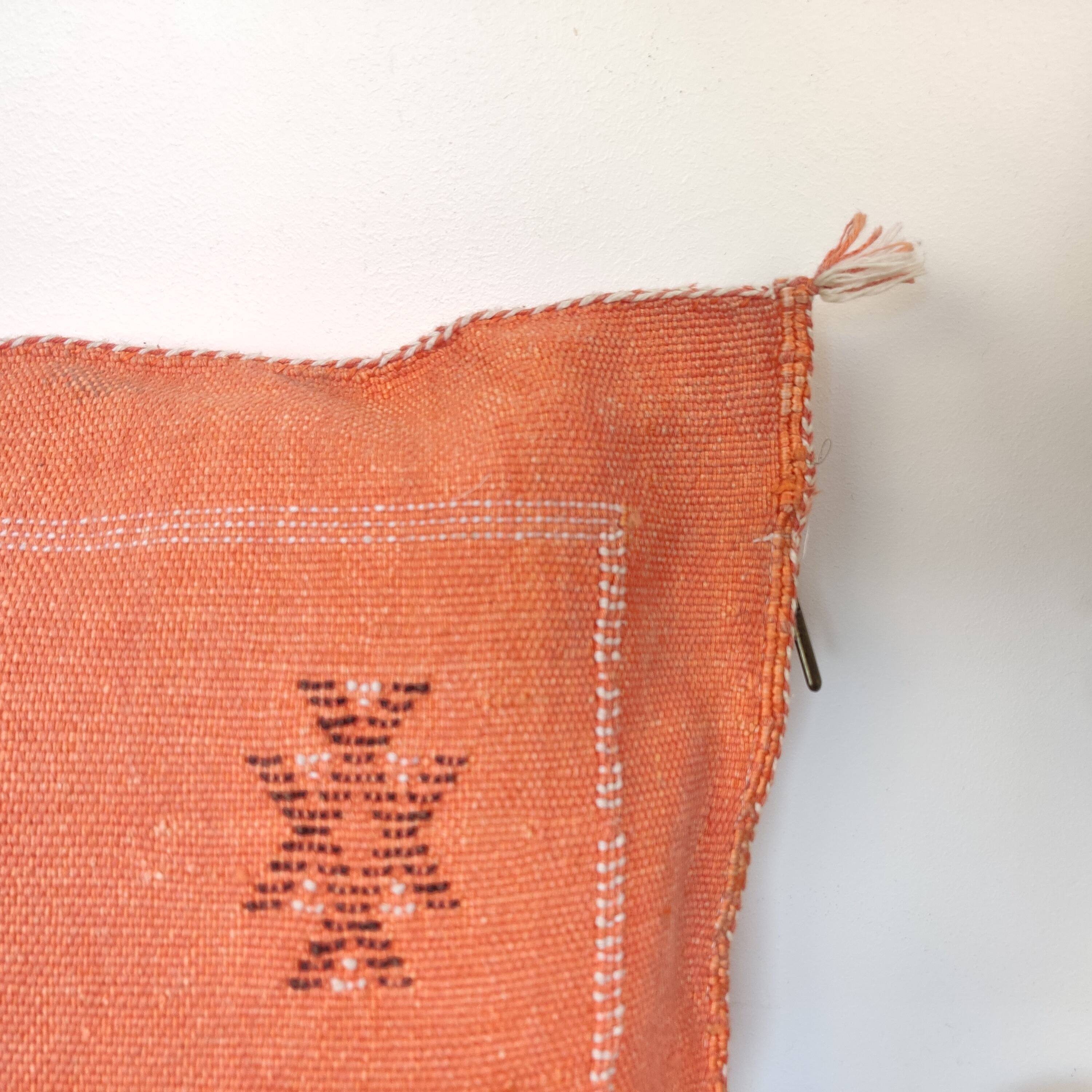 Berber cushion Sabra Orange