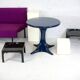 Fiberglass table, France, circa 1970