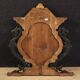 19th century lacquered and gilded Italian mirror