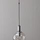 Glass ball pendant light by See Delmas, France circa 1970