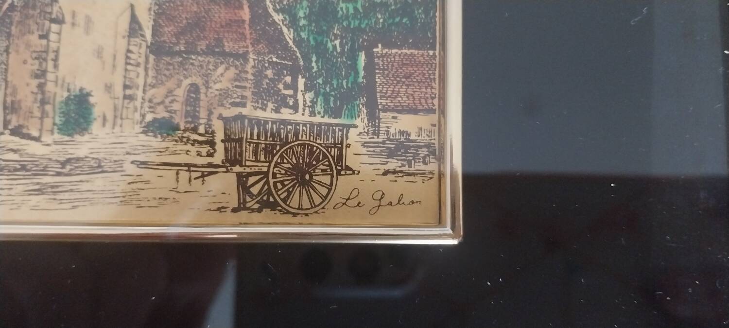 Frame painting the galleon