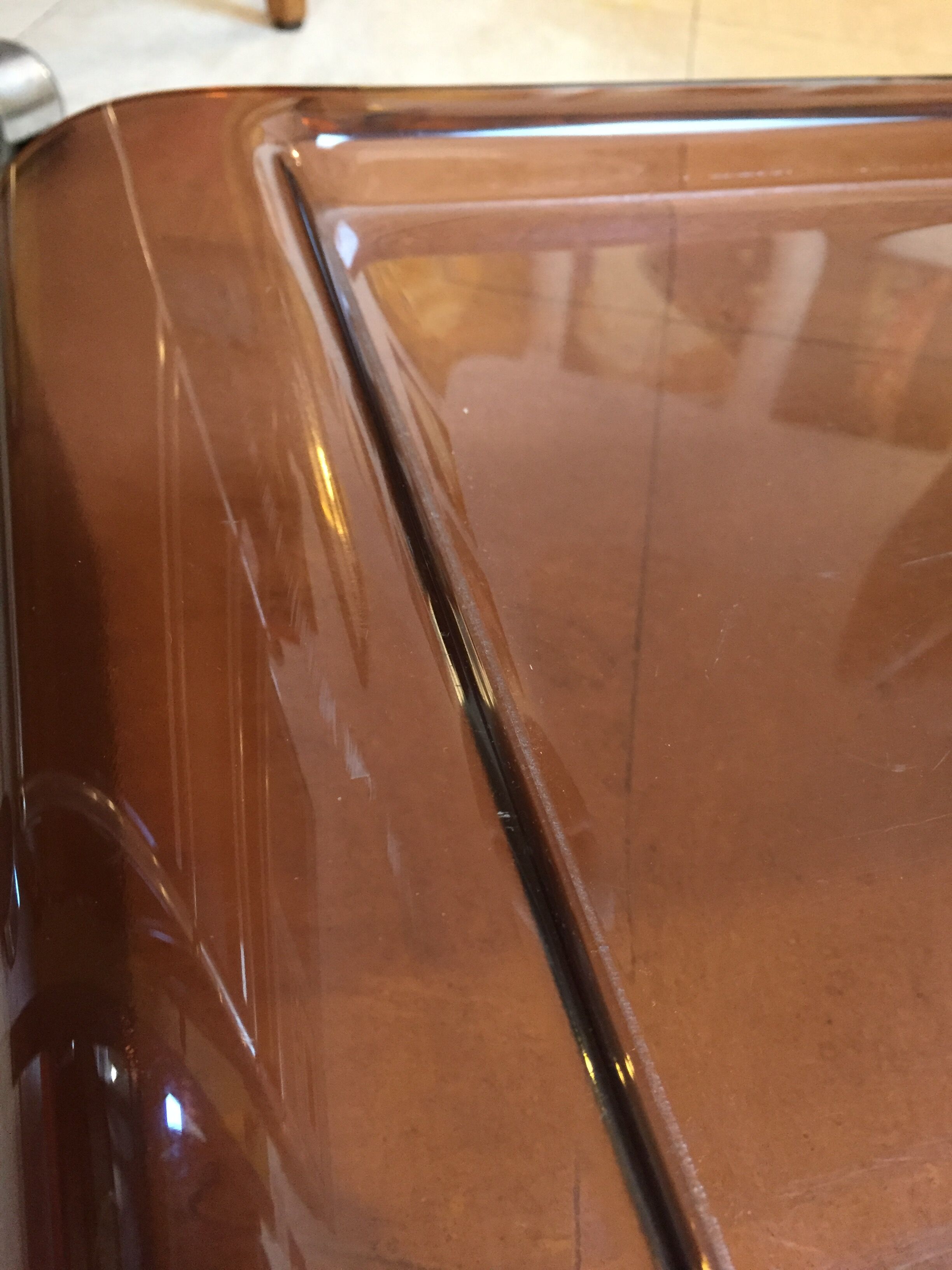 Duo trays "Breakfast" in Plexiglas, 1970