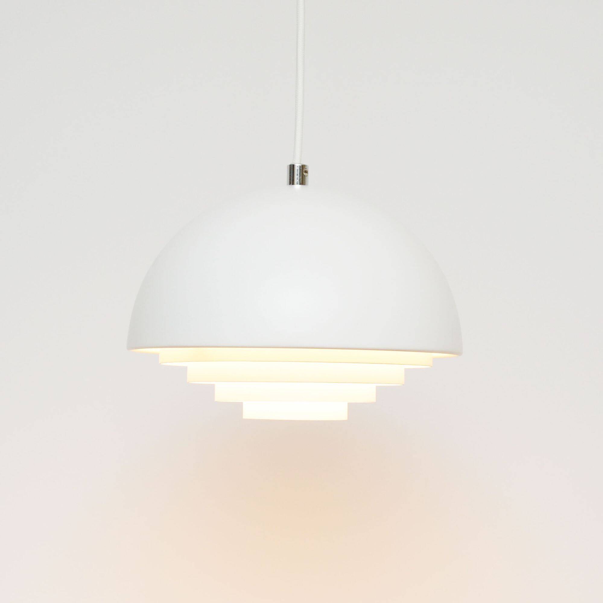 White Scandinavian lamp, 1990s