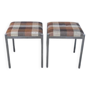 Paire de tabourets 70’s