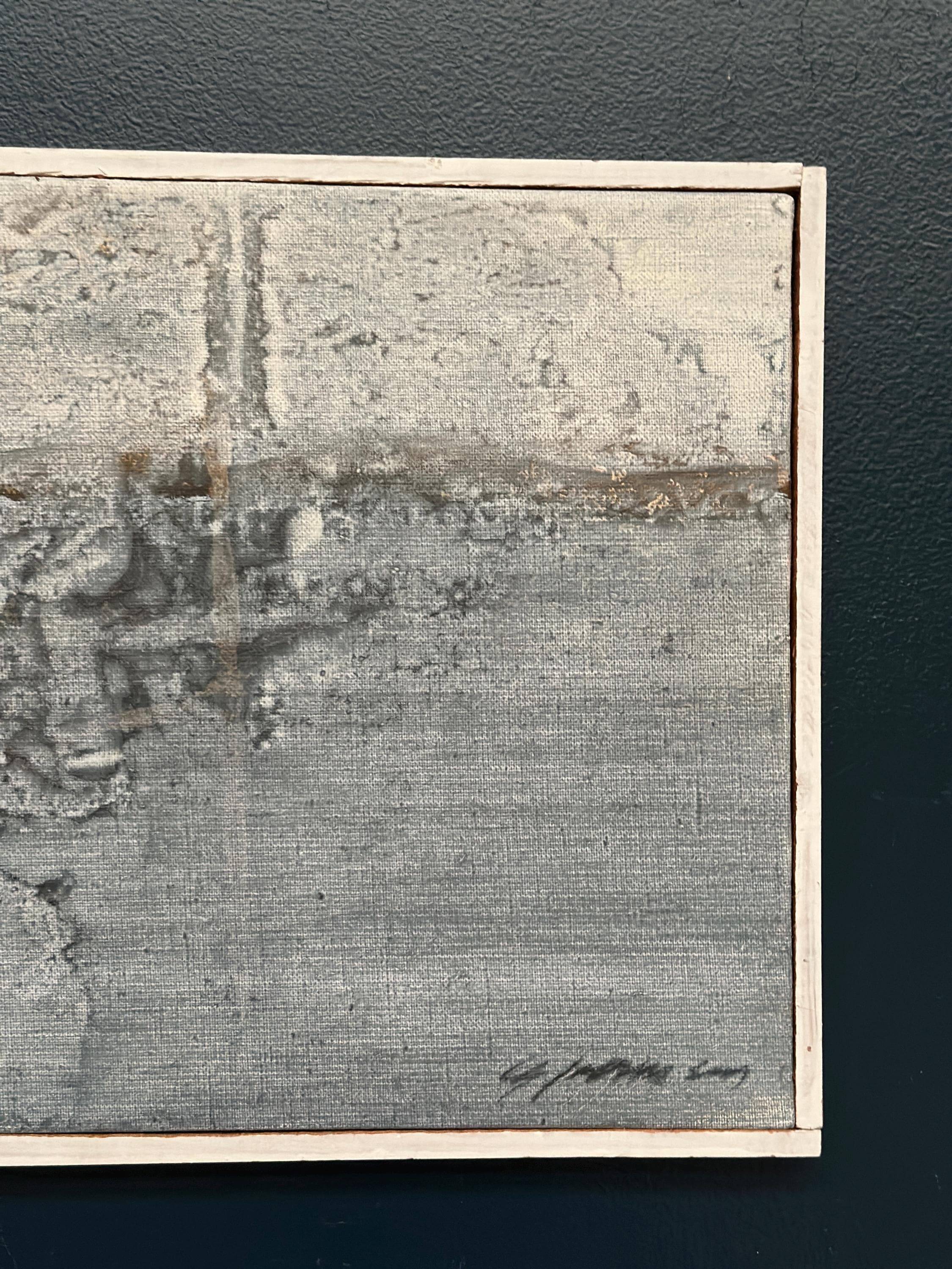 Huile sur toile originale suédoise – “Vinter Vision II” par Gunnar Jonsson