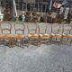 6 chaises en merisier