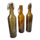 Antique amber bottles