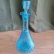 Blue glass carafe