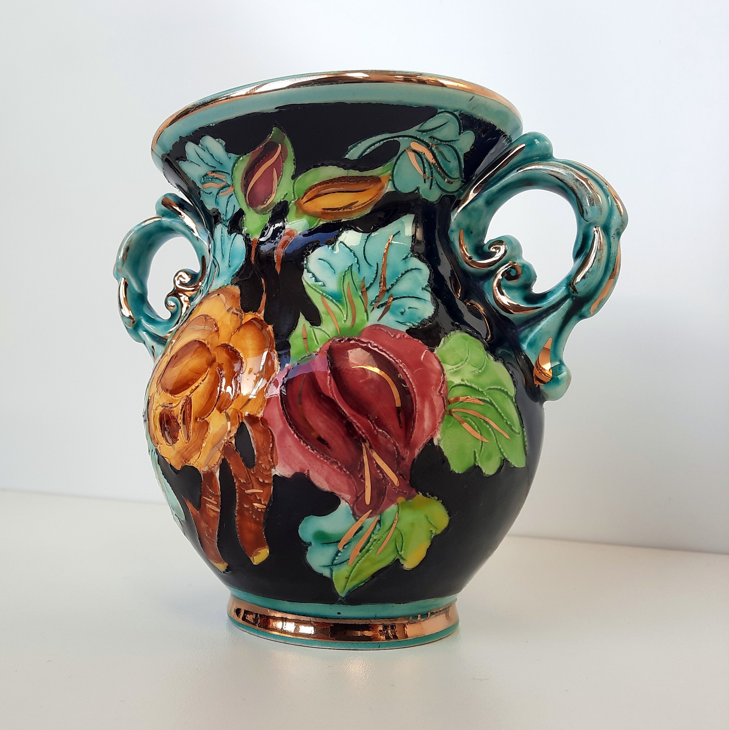 Vase céramique Monaco des Atelier Cérart cécor fleurs