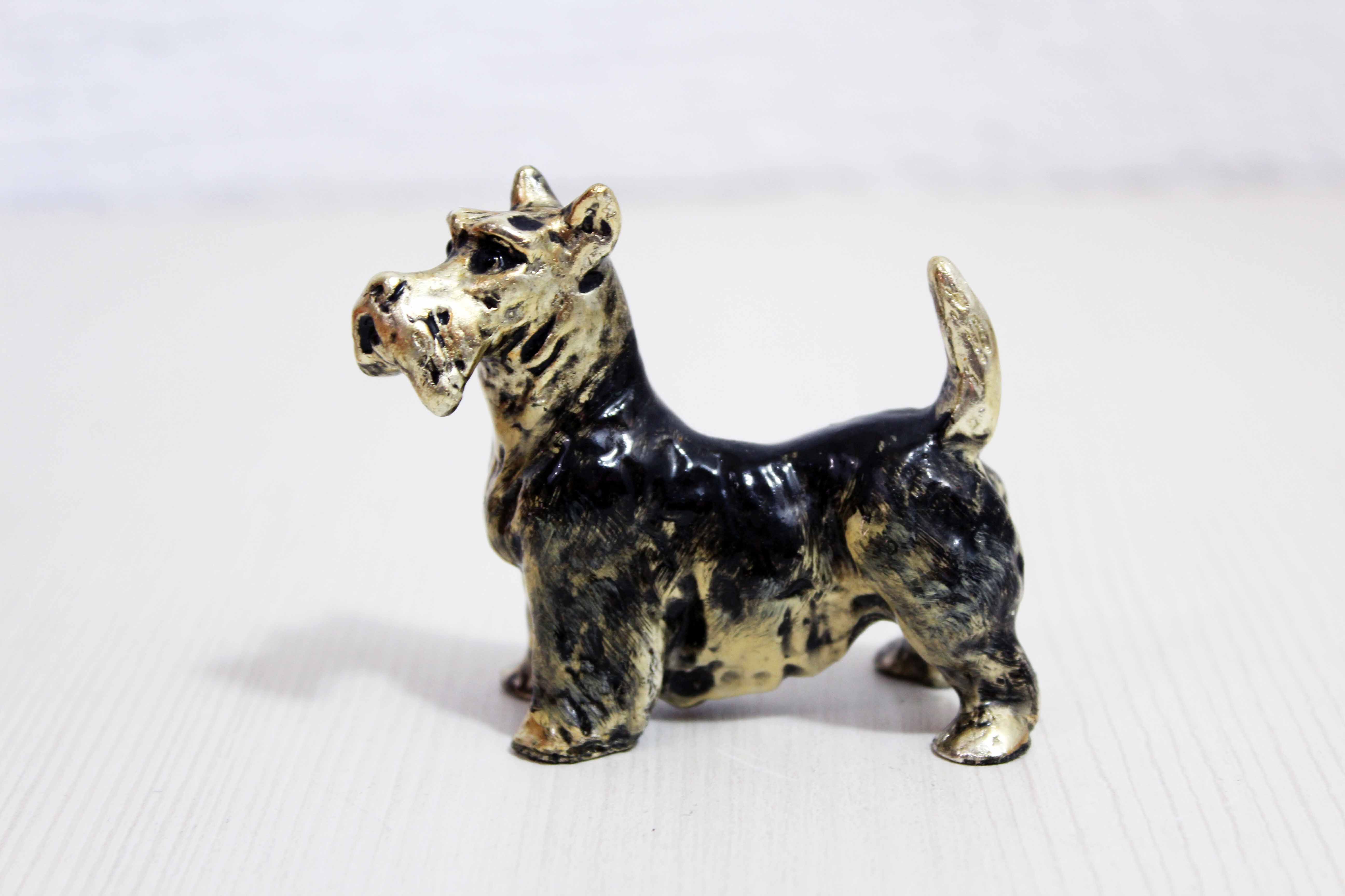 Scottish solid tin terrier