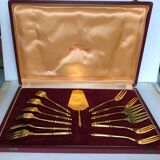 Vermeil cake service