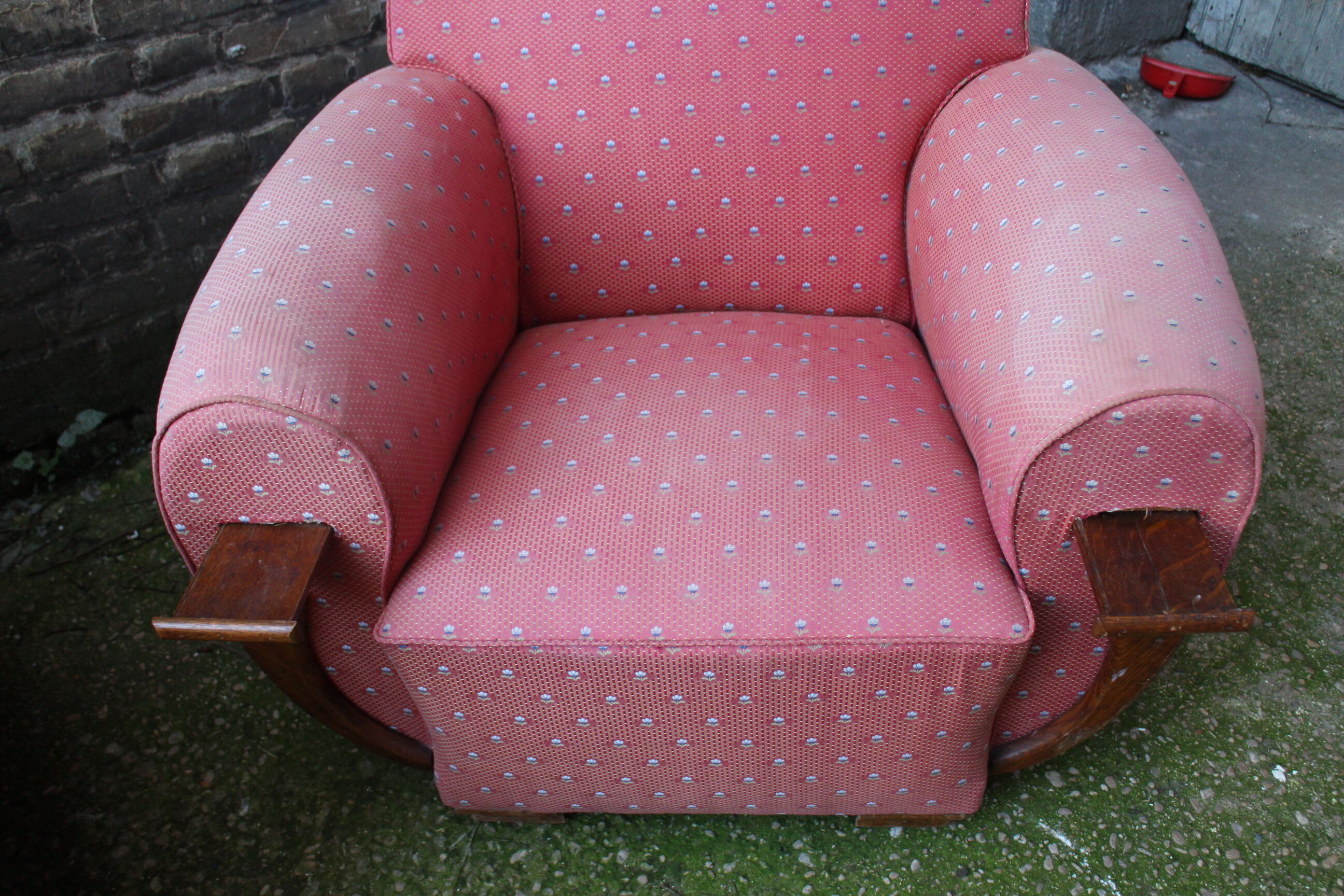 Pair of club chairs