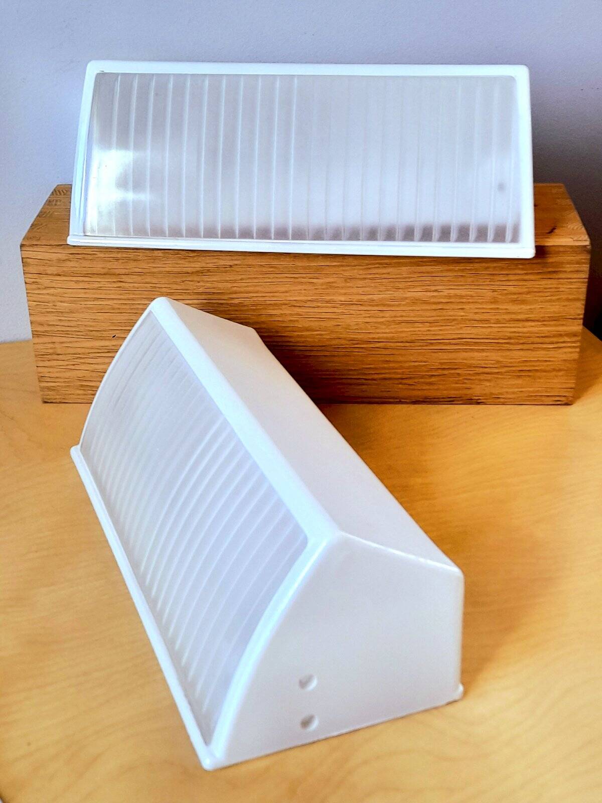 Pair of Holophane wall lights 1950