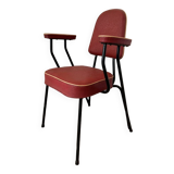Chaise fauteuil tubulaire années  50