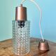 Vintage ceiling lamp / Mid century lamp from 1960s / ceiling pendant shade lamp