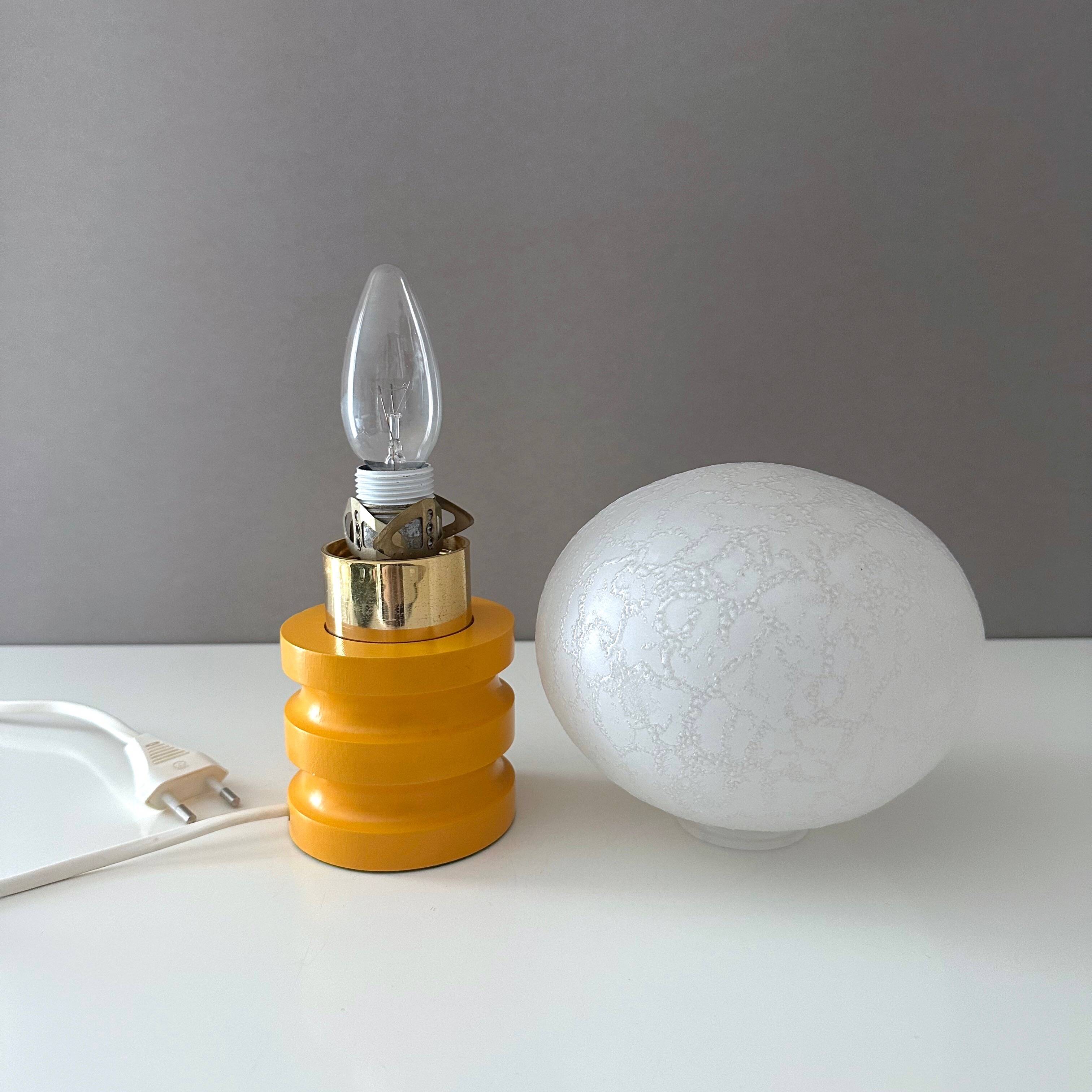 70's table lamp, bedside lamp, small table lamp, vintage interior
