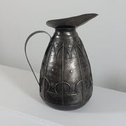 Rare hand-forged metal pitcher and craftsmanship from France.