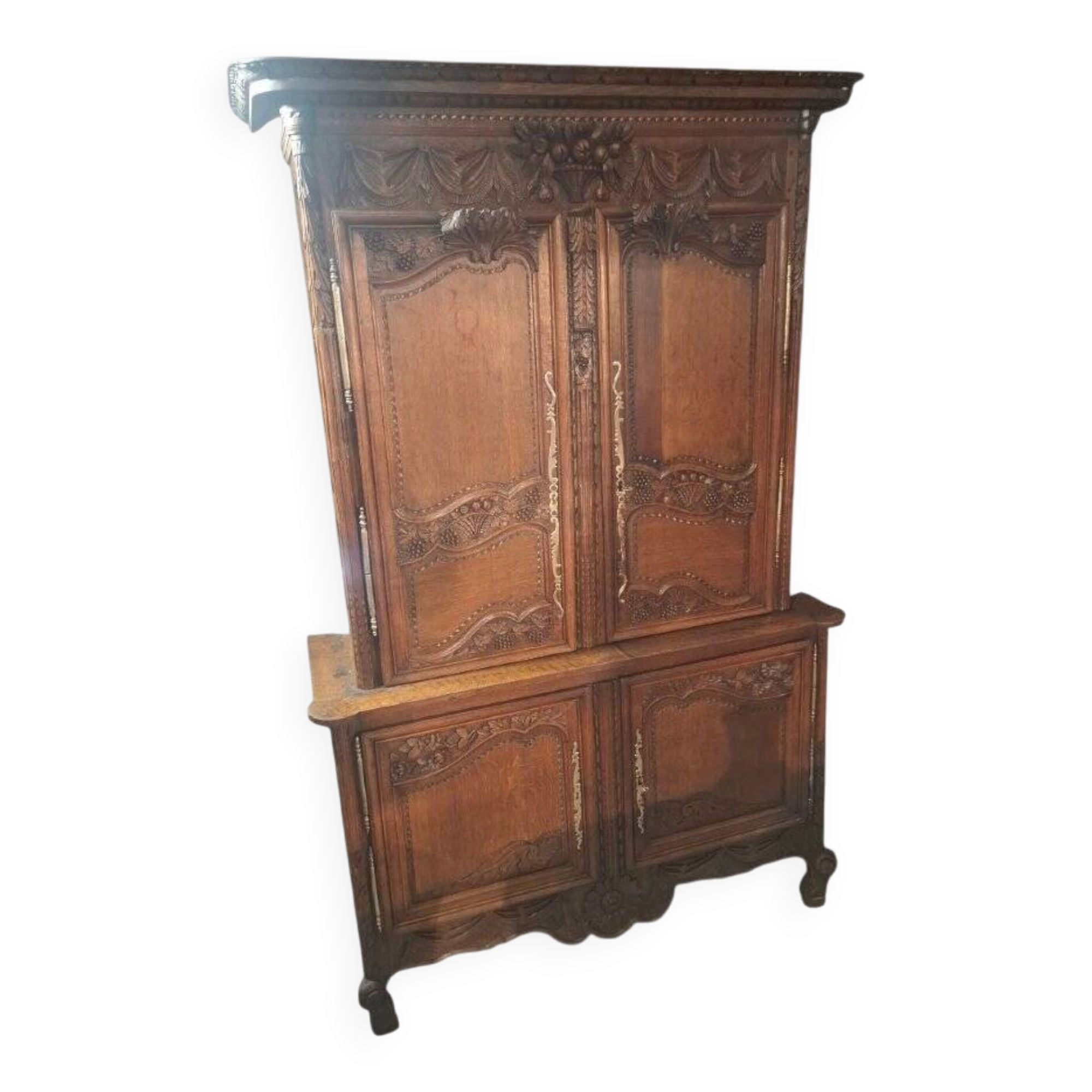 Buffet deux corps normand