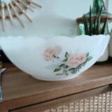 Pink arcopal salad bowl