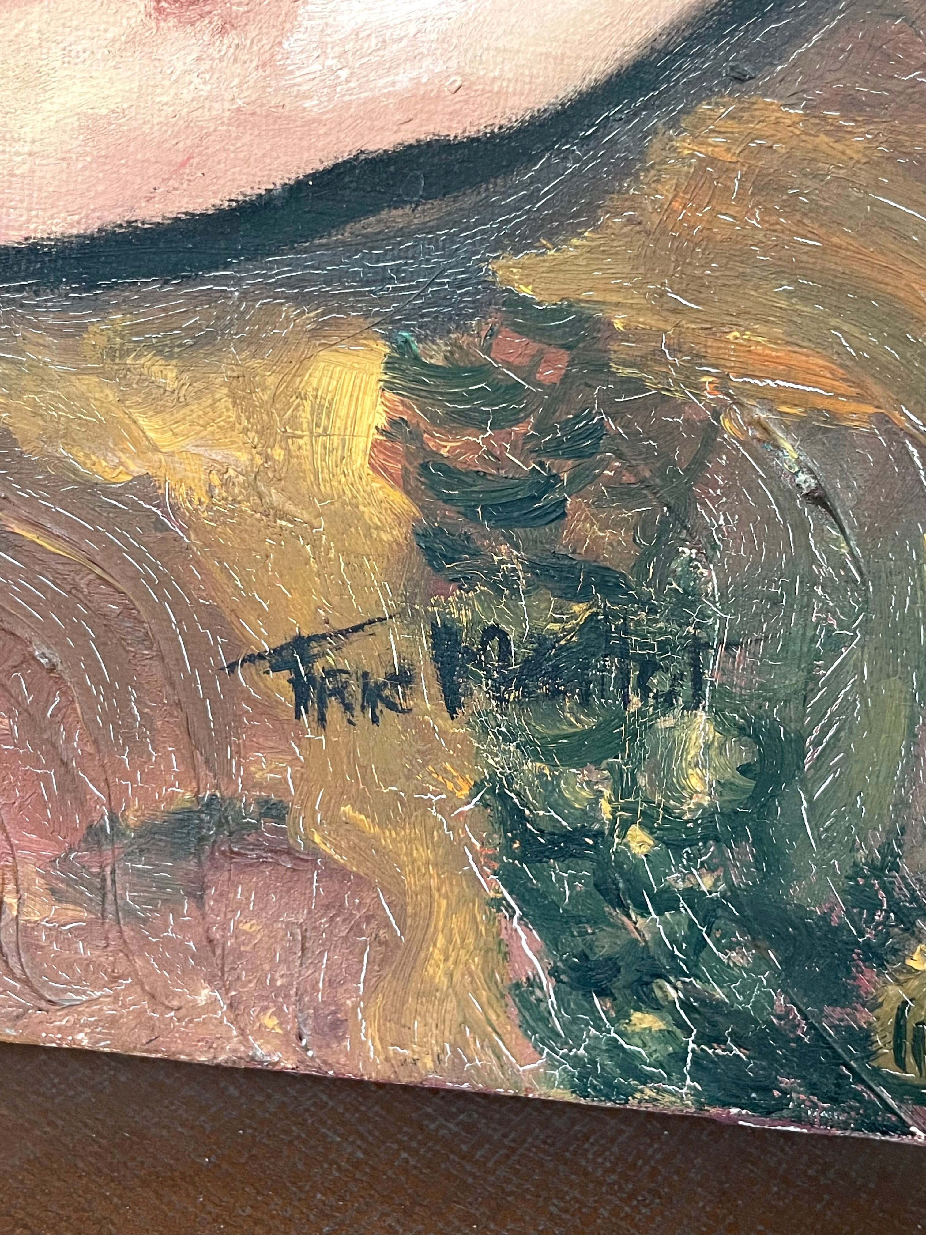 Sleeping, oil on canvas 1972