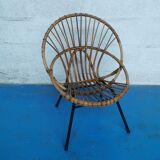 Rattan armchair 1960