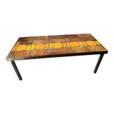 Coffee table in the style of Capron, 1970s.