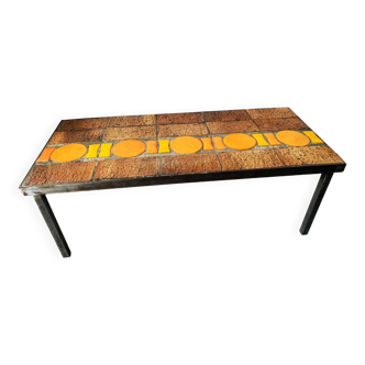 Coffee table in the style of Capron, 1970s