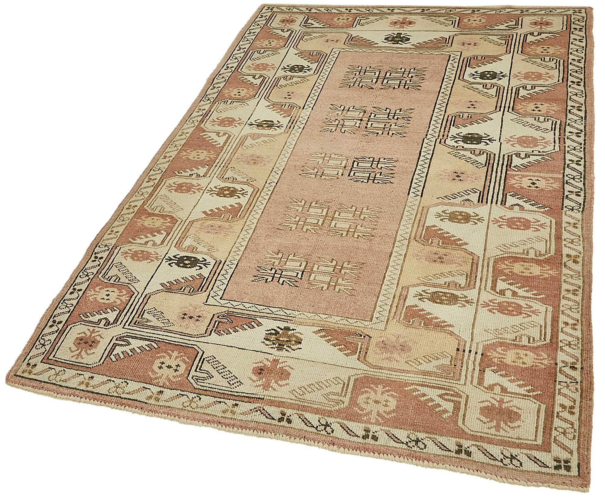 Turkish Vintage Anatolian Rug 126 cm x 194 cm