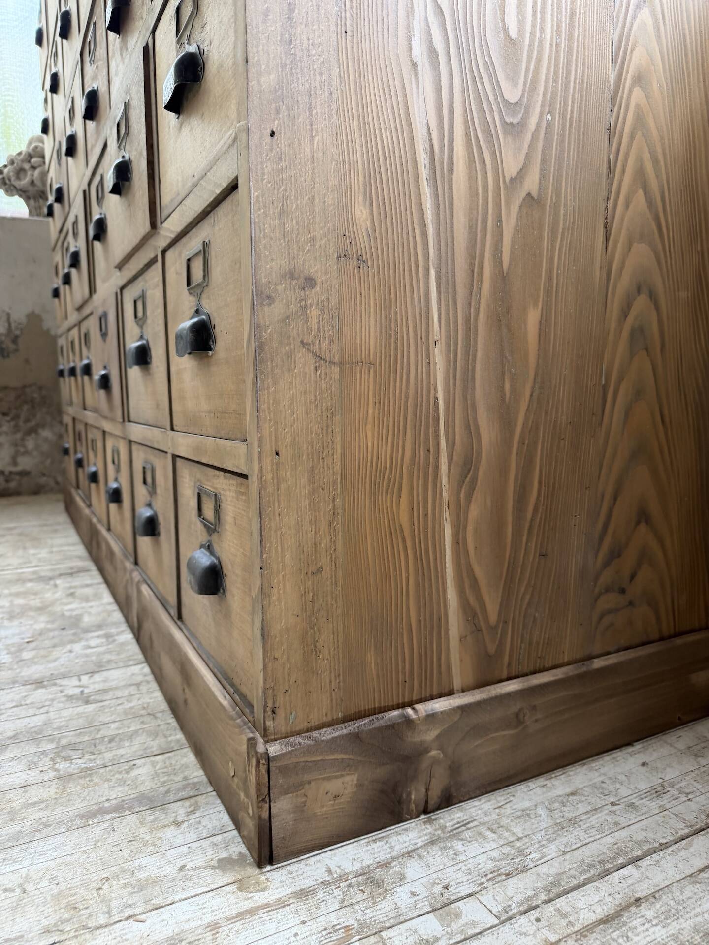 1950s pine workbench XL 160cm