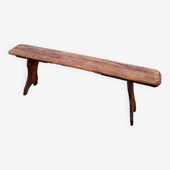 Banc de ferme ancien en bois Long 150cm