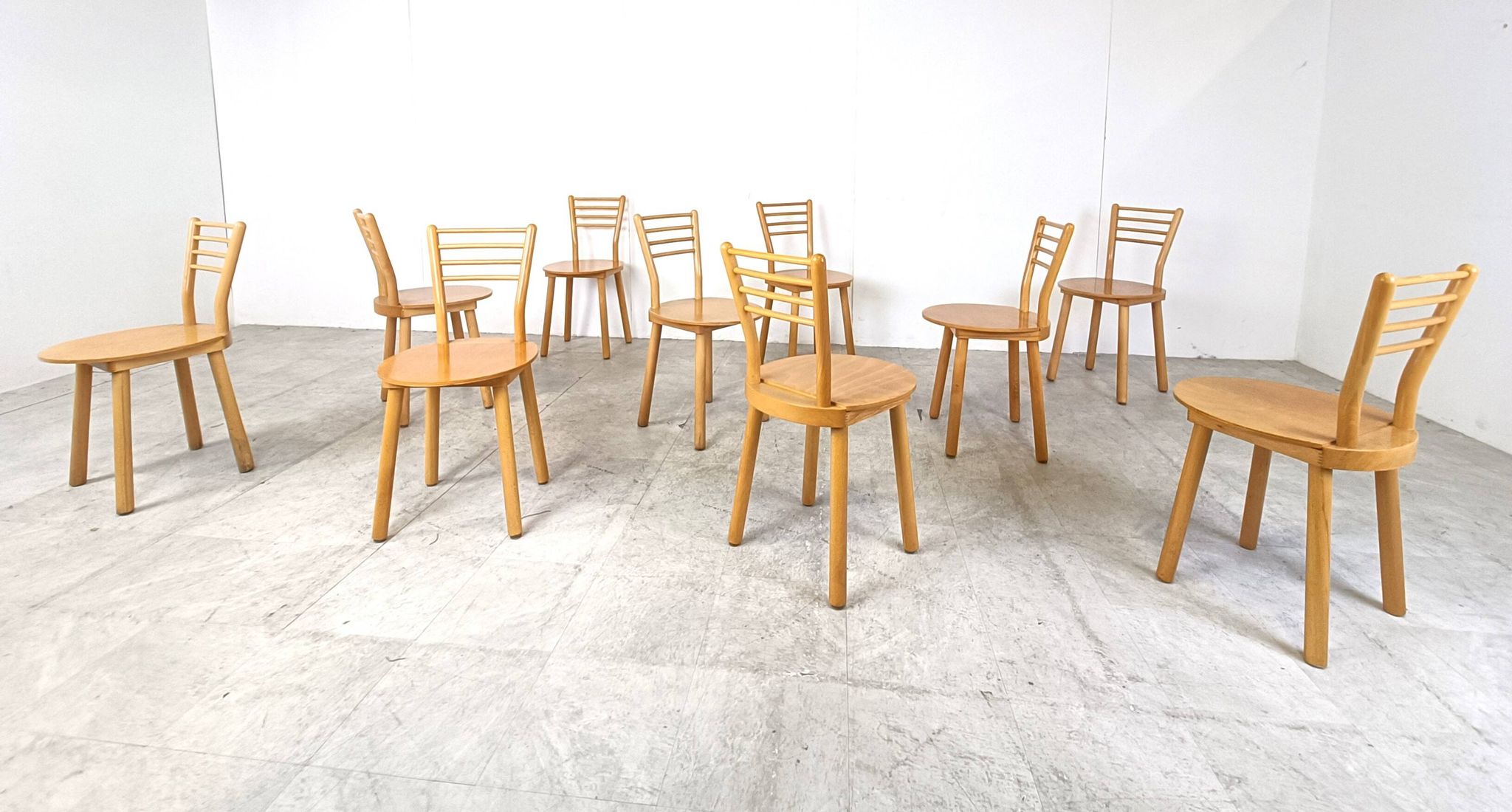 Chaises de salle à manger vintage scandinaves, 1970
