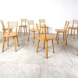 Chaises de salle à manger vintage scandinaves, 1970