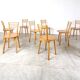 Vintage scandinavian dining chairs, 1970s