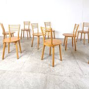 Chaises de salle à manger vintage scandinaves, 1970