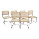Set of 6 Cesca B32 chairs – Bauhaus design inspired by Marcel Breuer