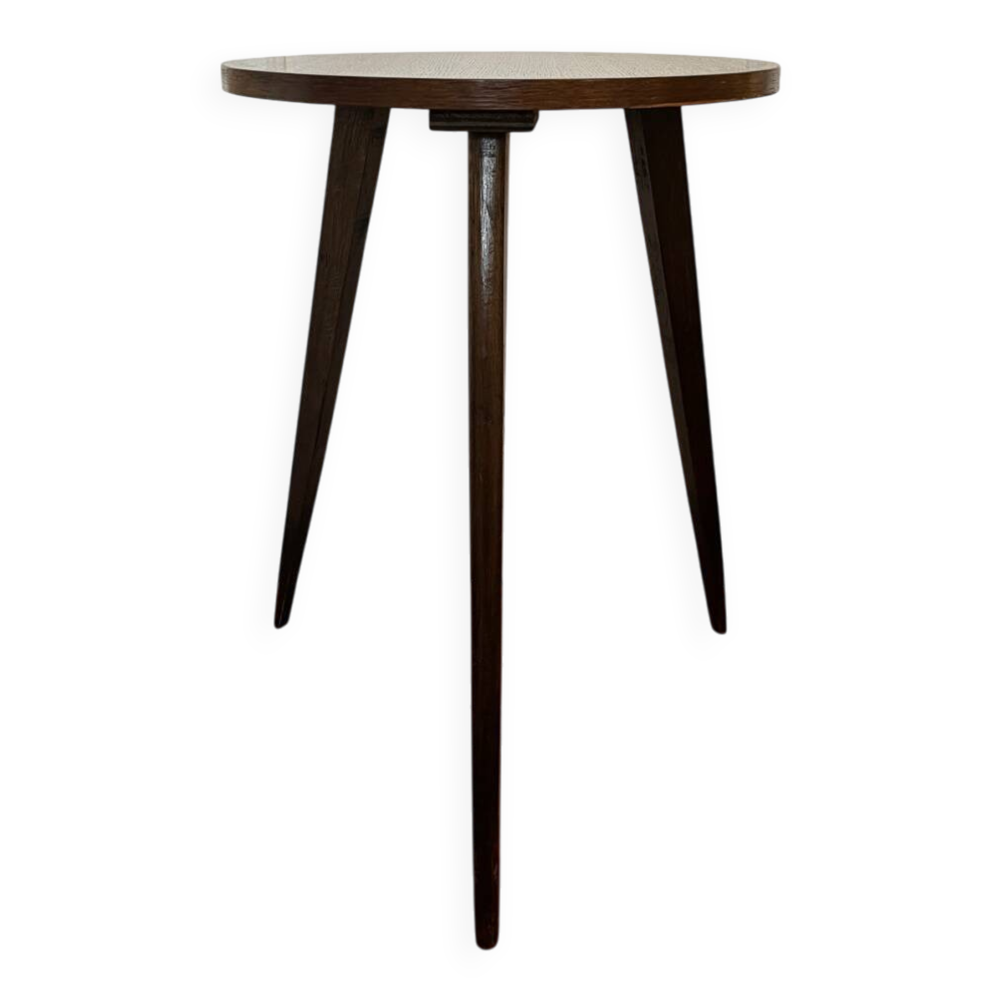 Table d'appoint en bois trépied