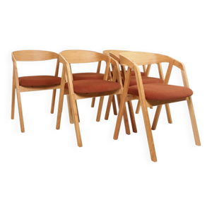 Ensemble de 6 chaises - terracotta