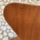 Teak 3107 butterfly chair Arne Jacobsen for Fritz Hansen, Teak 1965